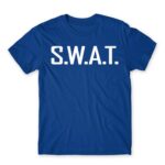 S.W.A.T. Royal Blue Men's T-shirt for Police, Work