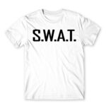 S.W.A.T. White Men's Tee for Police, Work