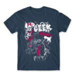 SA Geek at heart Denim Men's Tee for Anime, Original Art