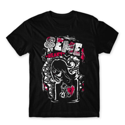 SA Seme at heart Black Men's T-shirt for Anime, Original Art