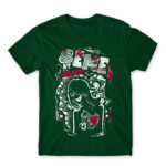 SA Seme at heart Bottle Green Men's Tee for Anime, Original Art