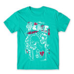 SA Seme at heart Turquoise Men's Tee for Anime, Original Art