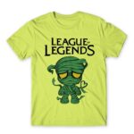Sad Amumu Apple Green Men's Tee for Gaming, League Of Legends