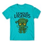 Sad Amumu Atoll Blue Men's Tee for Gaming, League Of Legends