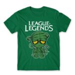 Sad Amumu Kelly Green Men's T-shirt for Gaming, League Of Legends