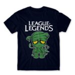 Sad Amumu Navy Men's T-shirt for Gaming, League Of Legends