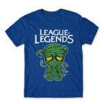 Sad Amumu Royal Blue Men's T-shirt for Gaming, League Of Legends