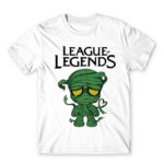 Sad Amumu White Men's T-shirt for Gaming, League Of Legends