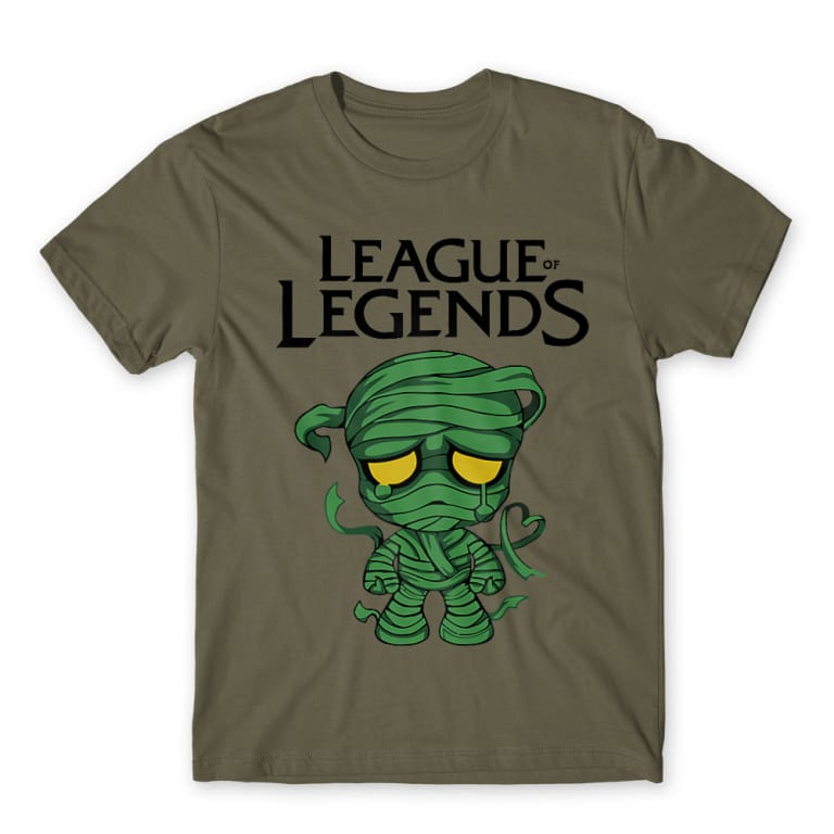 Sad Amumu Zinc Men's T-shirt Sad Amumu Zinc Men's T-shirt for Gaming, League Of Legends