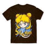 Sailor Moon – Angry Usagi Tsukino Chocolate Men's Tee for Anime, Sailor Moon