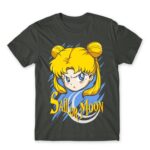 Sailor Moon – Angry Usagi Tsukino Dark Grey Men's Tee for Anime, Sailor Moon