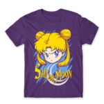 Sailor Moon – Angry Usagi Tsukino Dark Purple Men's T-shirt for Anime, Sailor Moon