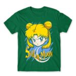 Sailor Moon – Angry Usagi Tsukino Kelly Green Men's Tee for Anime, Sailor Moon