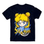 Sailor Moon – Angry Usagi Tsukino Navy Men's Tee for Anime, Sailor Moon