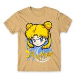 Sailor Moon – Angry Usagi Tsukino Sand Men's Tee for Anime, Sailor Moon