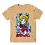 Sailor Moon – Cool Usagi Tsukino Sand Men's Tee for Anime, Sailor Moon