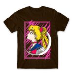 Sailor Moon – Cute Usagi Tsukino Chocolate Men's Tee for Anime, Sailor Moon
