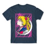 Sailor Moon – Cute Usagi Tsukino Denim Men's T-shirt for Anime, Sailor Moon