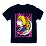 Sailor Moon – Cute Usagi Tsukino Navy Men's Tee for Anime, Sailor Moon