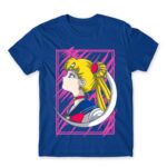 Sailor Moon – Cute Usagi Tsukino Royal Blue Men's T-shirt for Anime, Sailor Moon