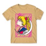 Sailor Moon – Cute Usagi Tsukino Sand Men's Tee for Anime, Sailor Moon