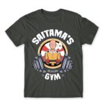 Saitama Gym – Superhero Dark Grey Men's T-shirt for Anime, One Punch Man