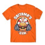 Saitama Gym – Superhero Orange Men's Tee for Anime, One Punch Man