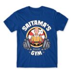 Saitama Gym – Superhero Royal Blue Men's Tee for Anime, One Punch Man