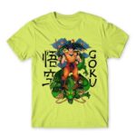 Saiyan on Shenron – Dragon Ball Apple Green Men's Tee for Anime, Dragon Ball