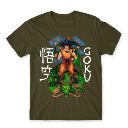 Saiyan on Shenron – Dragon Ball Army Men's T-shirt for Anime, Dragon Ball