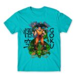 Saiyan on Shenron – Dragon Ball Atoll Blue Men's Tee for Anime, Dragon Ball