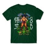 Saiyan on Shenron – Dragon Ball Bottle Green Men's Tee for Anime, Dragon Ball