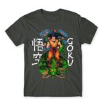 Saiyan on Shenron – Dragon Ball Dark Grey Men's T-shirt for Anime, Dragon Ball