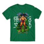 Saiyan on Shenron – Dragon Ball Kelly Green Men's T-shirt for Anime, Dragon Ball