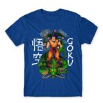 Saiyan on Shenron – Dragon Ball Royal Blue Men's T-shirt for Anime, Dragon Ball