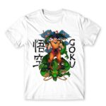 Saiyan on Shenron – Dragon Ball White Men's Tee for Anime, Dragon Ball