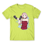 Sakura Haruno: Naruto Apple Green Men's T-shirt for Anime, Naruto