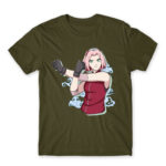 Sakura Haruno: Naruto Army Men's T-shirt for Anime, Naruto