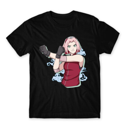 Sakura Haruno: Naruto Black Men's Tee for Anime, Naruto