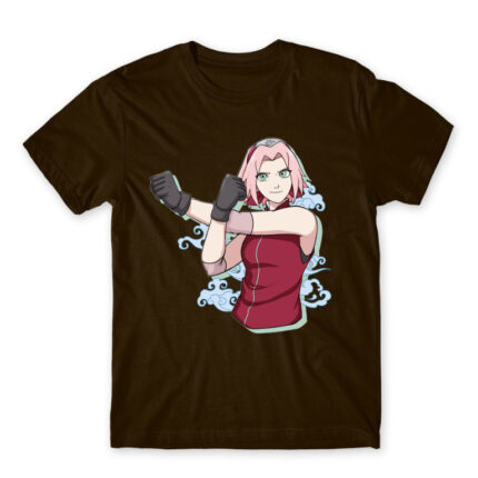 Sakura Haruno: Naruto Chocolate Men's Tee for Anime, Naruto