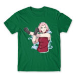 Sakura Haruno: Naruto Kelly Green Men's Tee for Anime, Naruto