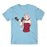 Sakura Haruno: Naruto Sky Blue Men's Tee for Anime, Naruto