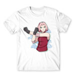Sakura Haruno: Naruto White Men's Tee for Anime, Naruto