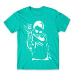 Salt bae Turquoise Men's Tee for Funny, Meme