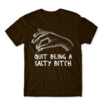 Salty bitch Chocolate Men's Tee for Badass, Funny