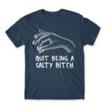 Salty bitch Denim Men's T-shirt for Badass, Funny