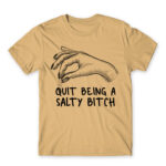Salty bitch Sand Men's Tee for Badass, Funny