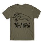 Salty bitch Zinc Men's Tee for Badass, Funny