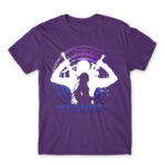 Sao Circle Dark Purple Men's Tee for Anime, Sword Art Online