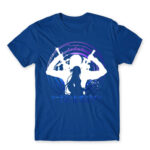 Sao Circle Royal Blue Men's Tee for Anime, Sword Art Online